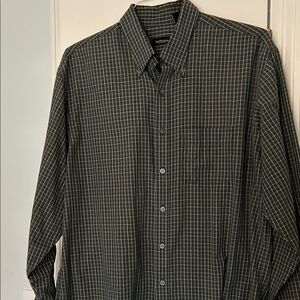 Van Heusen green Checkered Men's Shirt